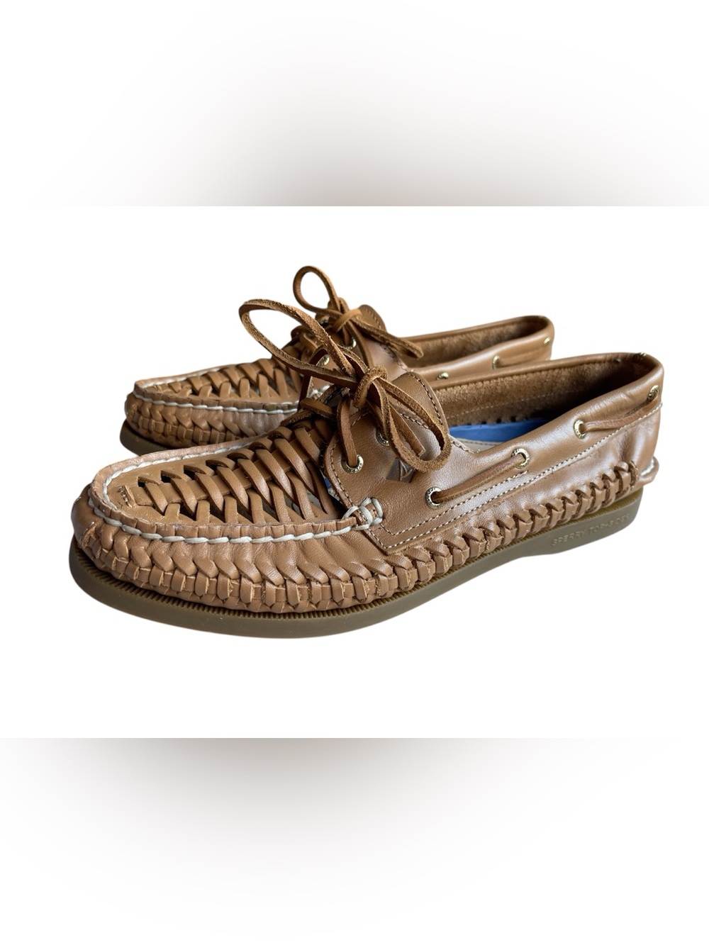 Sperry Top Sider Authentic Original 2-Eye Woven Boat Shoe (Women's) NWOB